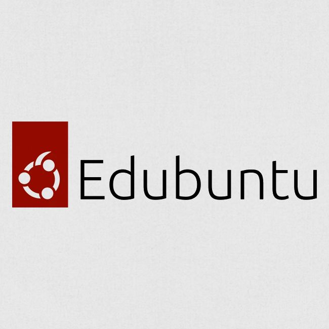 Edubuntu Logo 2023 - Black