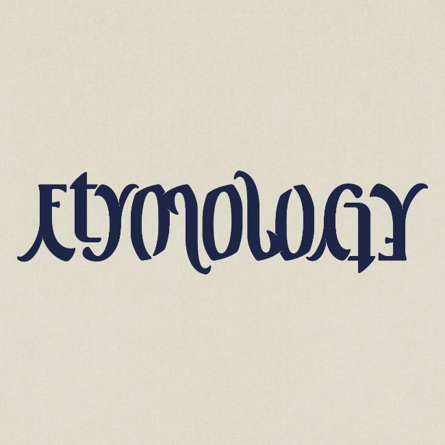Etymology Ambigram