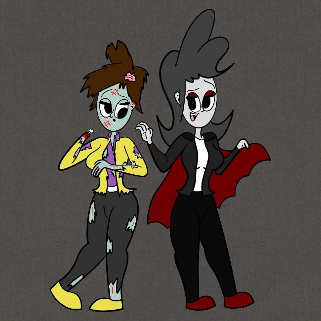 Vampire Coll and Zombie Dersy