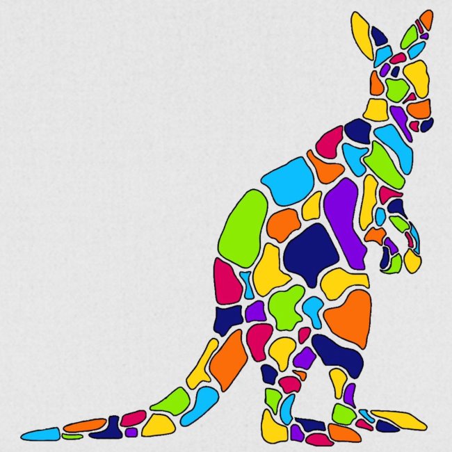 Art Deco kangaroo