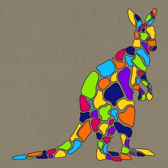 Art Deco kangaroo