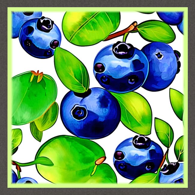 Fresh Blueberry Art