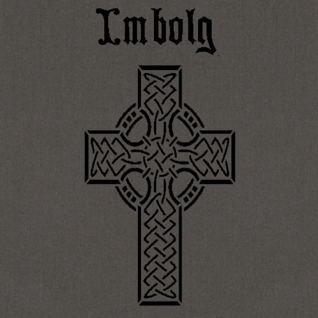 Imbolg Black Logo and Cross Front & Back
