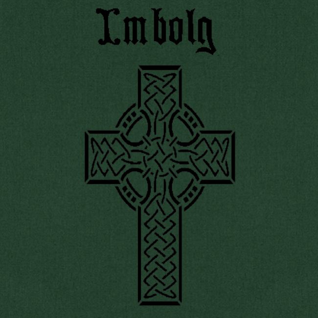 Imbolg Black Logo and Cross Front & Back