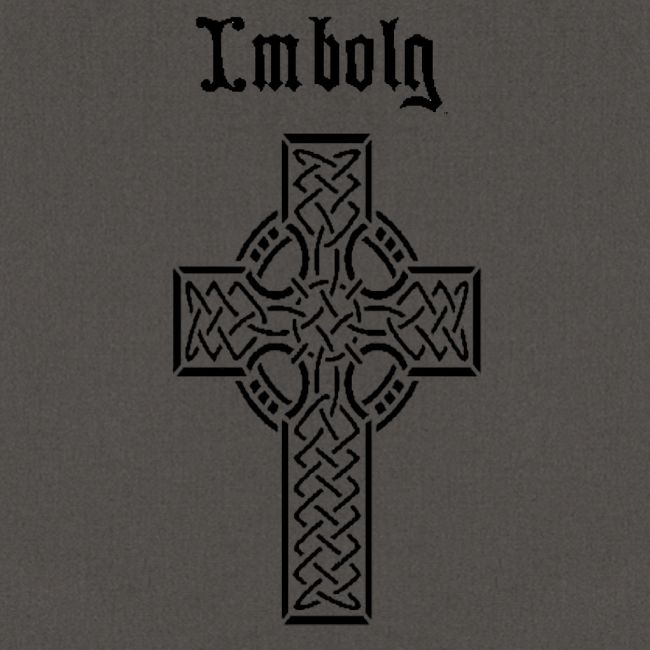 Imbolg Black Logo and Cross Front & Back