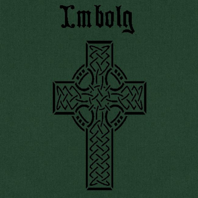 Imbolg Black Logo and Cross Front & Back