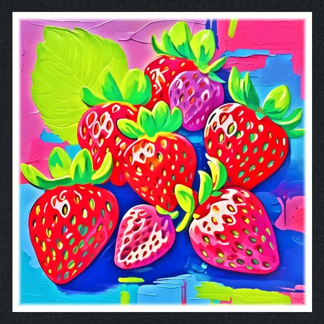 Pop Art Strawberries