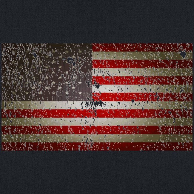 US Flag distressed