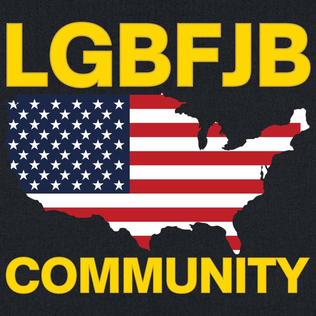 LGB FJB Community USA Map Flag