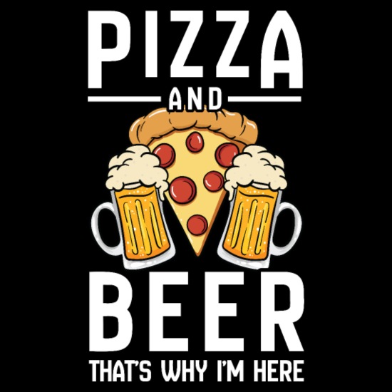 Beer Alcohol Drinking Pizza Funny Quote Sayin Gift' Tote Bag | Spreadshirt