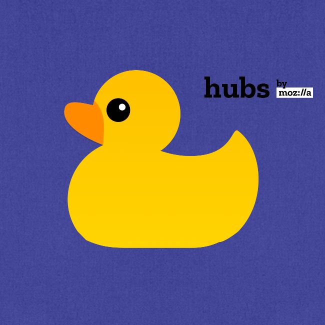 Hubs by Mozilla Duck with wordmark