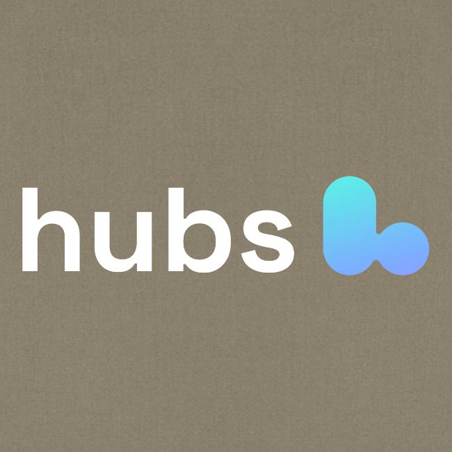 Hubs Logo on dark 4000x1000
