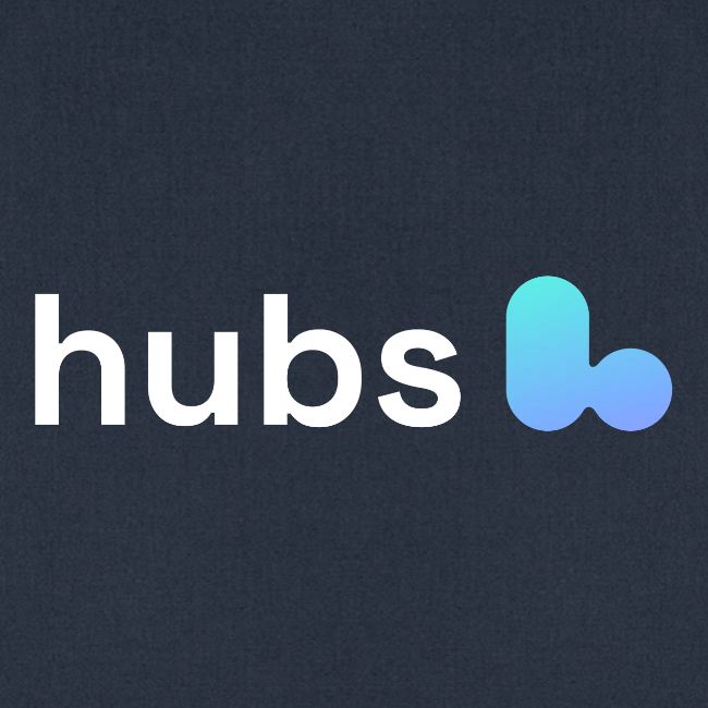 Hubs Logo on dark 4000x1000