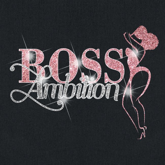 Women Boss Ambition Tshirt Glitter
