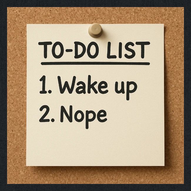 Humorous To Do List