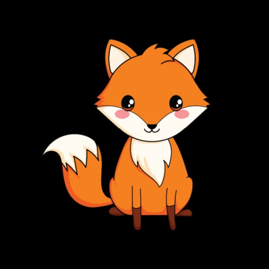 Cute Cartoon Animals - Fox' Tote Bag | Spreadshirt
