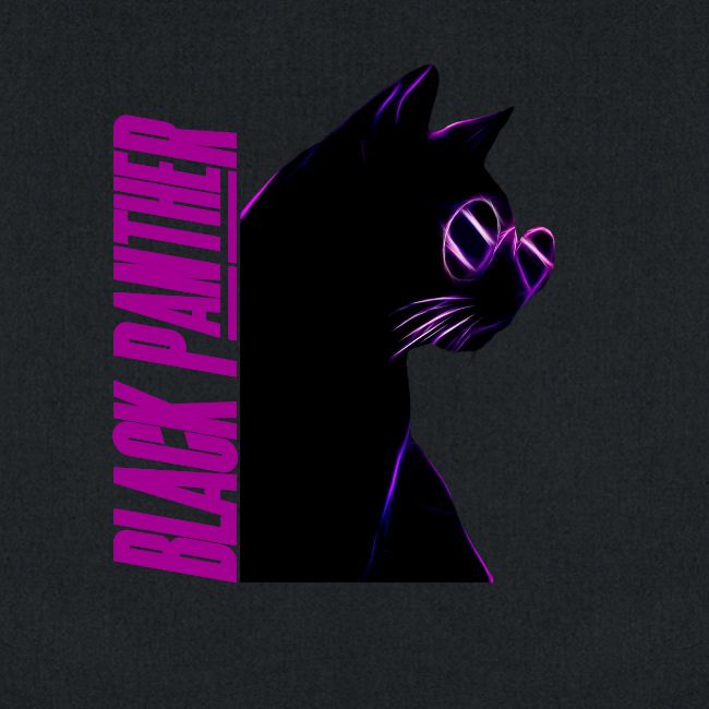 Neon cat