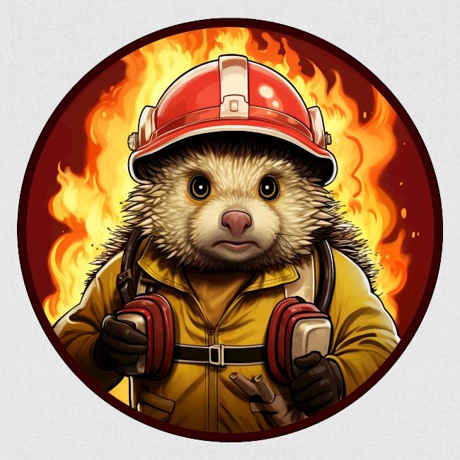 Hedgehog Firefighter