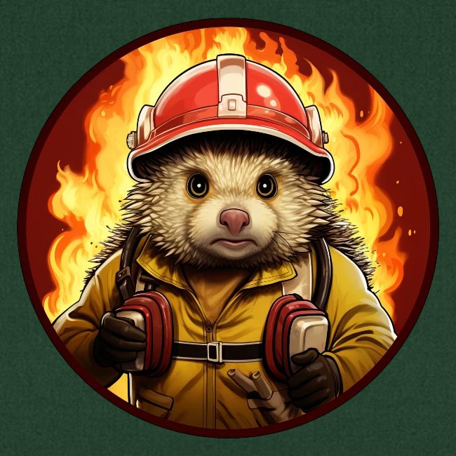 Hedgehog Firefighter