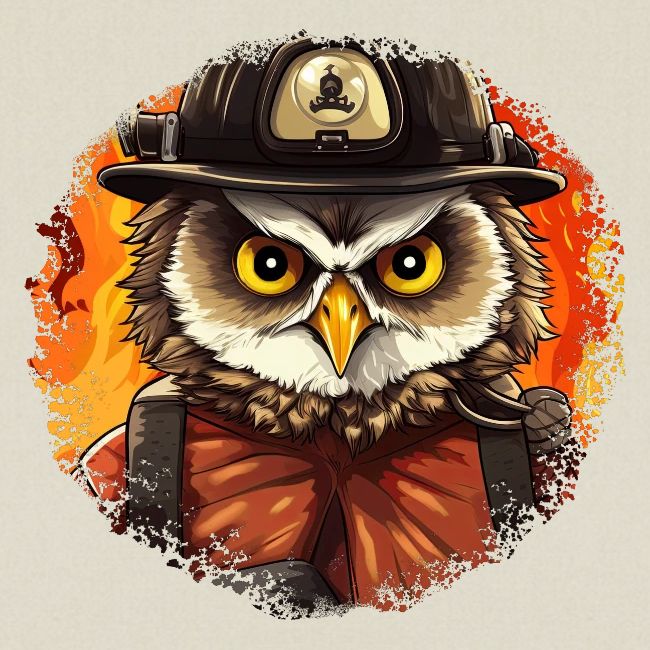 Owl Firefighter