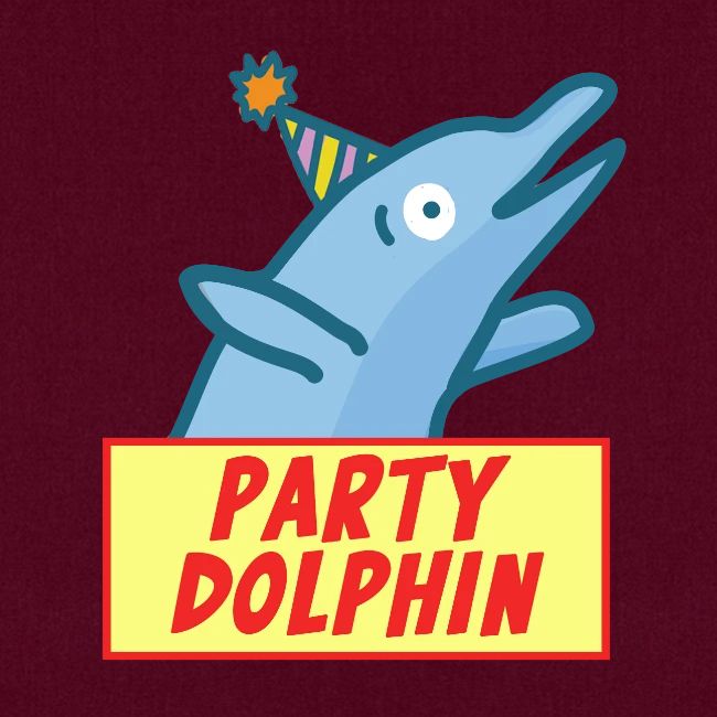 Party Dolphin Logo