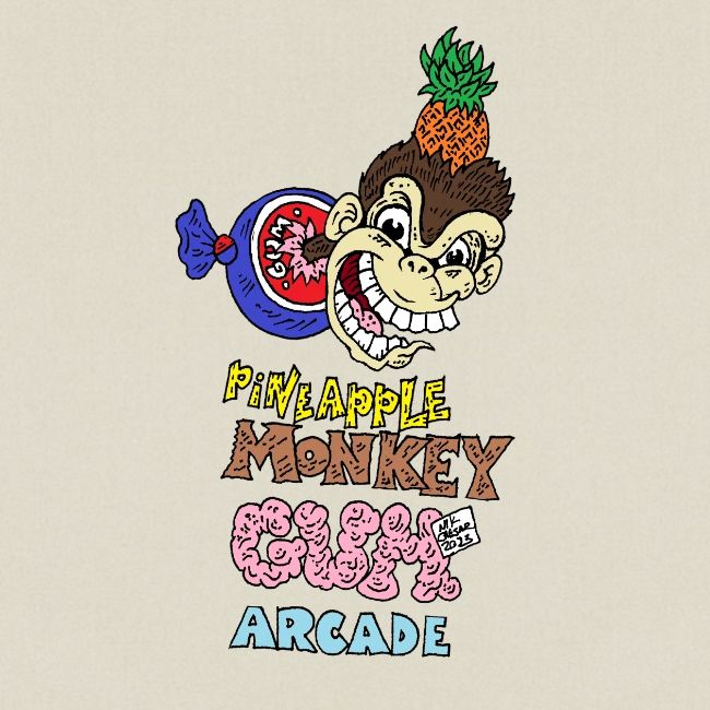 pineapple gum monkey arcade