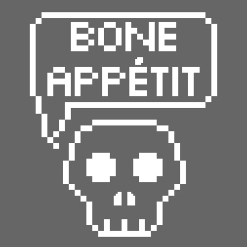 Bone Appetit (White Outline) - Tote Bag
