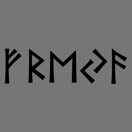 Freyja Written In Runes