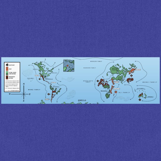 Miriam's World Colored Map