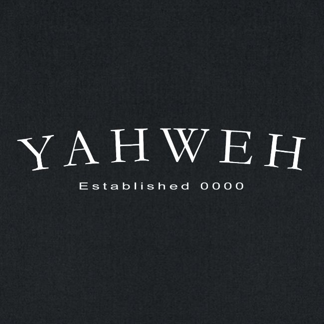 Yahweh Established 0000 in white