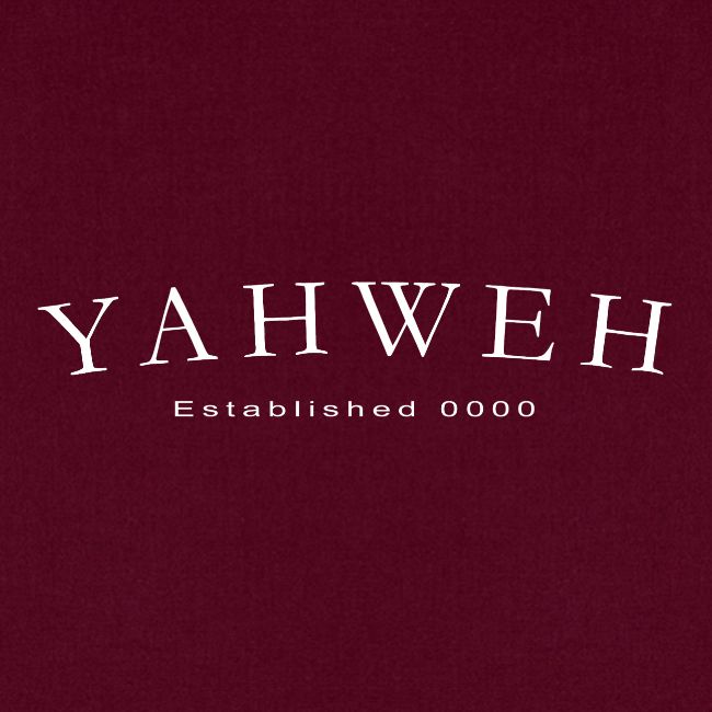 Yahweh Established 0000 in white
