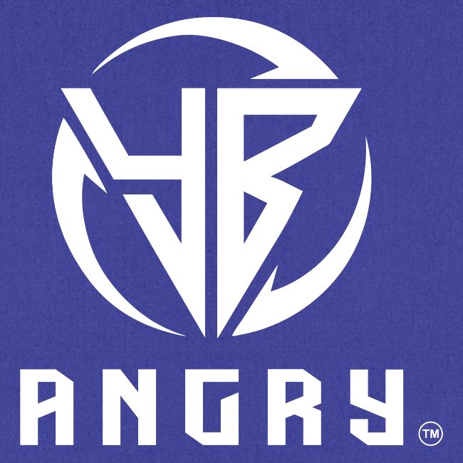 YBAngry Badge of Peace white