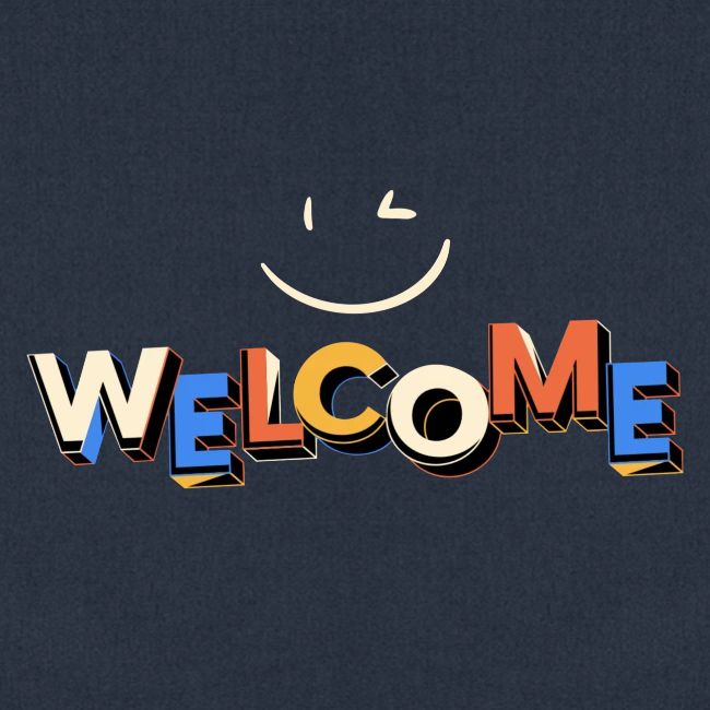 Smile and welcome design