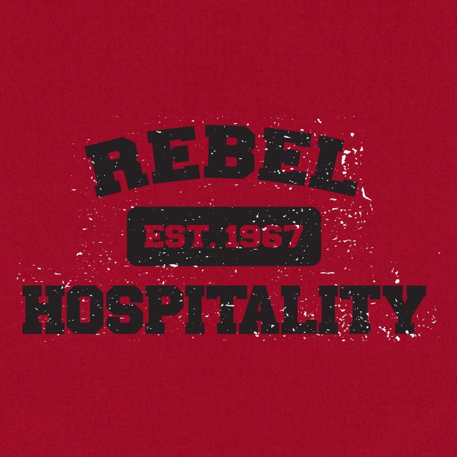 REBEL HOSPITALITY t shirt graphic
