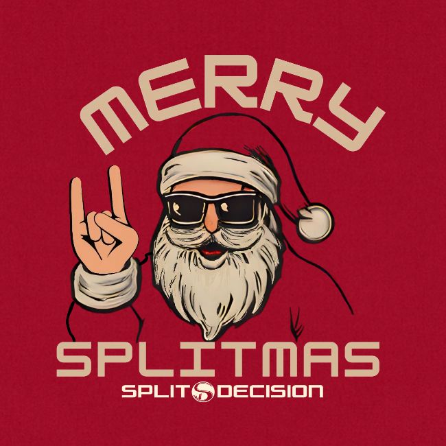 Rock Horn Santa - Split Decision - Merry Splitmas