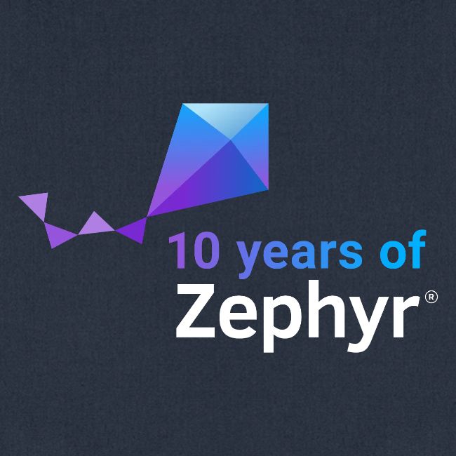 Zephyr 10th Anniversary Stacked Color Reverse