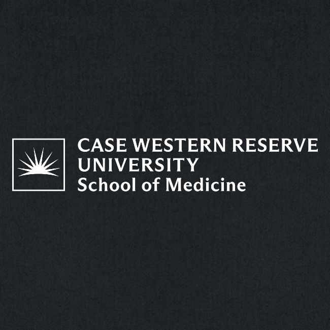 SOM Two Line Horizontal Primary Logo CWRU WHITE 1