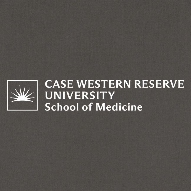SOM Two Line Horizontal Primary Logo CWRU WHITE 1