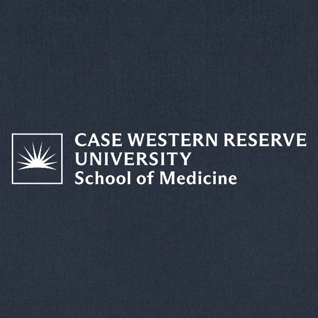 SOM Two Line Horizontal Primary Logo CWRU WHITE 1