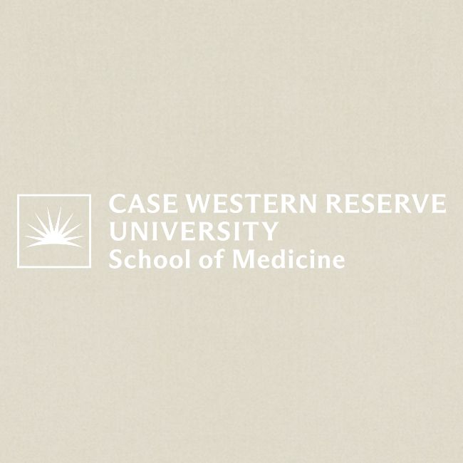 SOM Two Line Horizontal Primary Logo CWRU WHITE 1