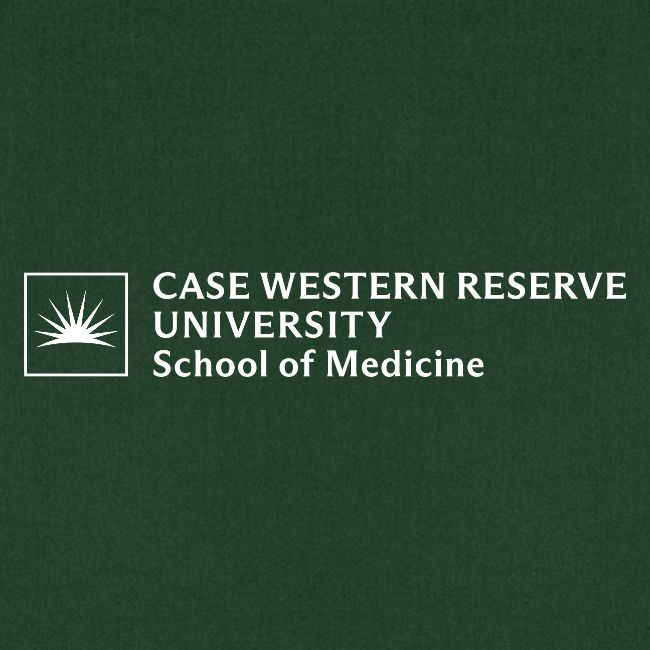 SOM Two Line Horizontal Primary Logo CWRU WHITE 1