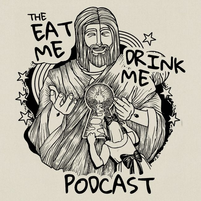 Eat Me Drink Me Podcast revamped logo
