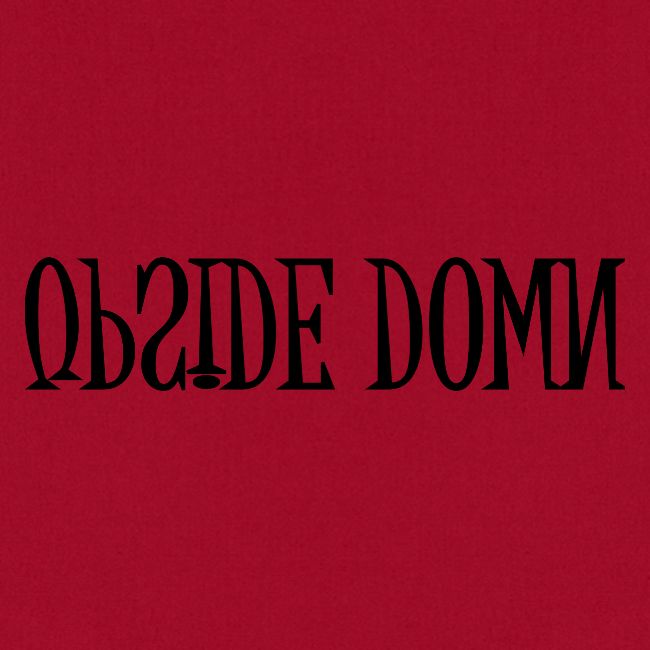 Upside Down Word Art