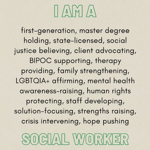 Social Worker Tee - Tote Bag