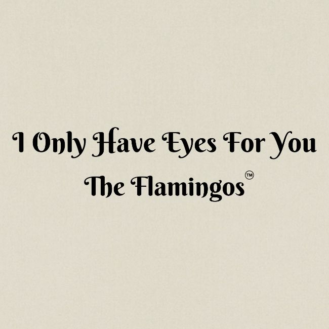 I Only Have Eyes For You/ All Black Letters