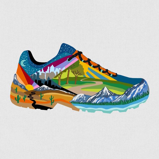 American Hiking x Abstract Hikes Apparel