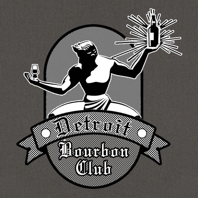 Detroit Bourbon Logo in Black & White