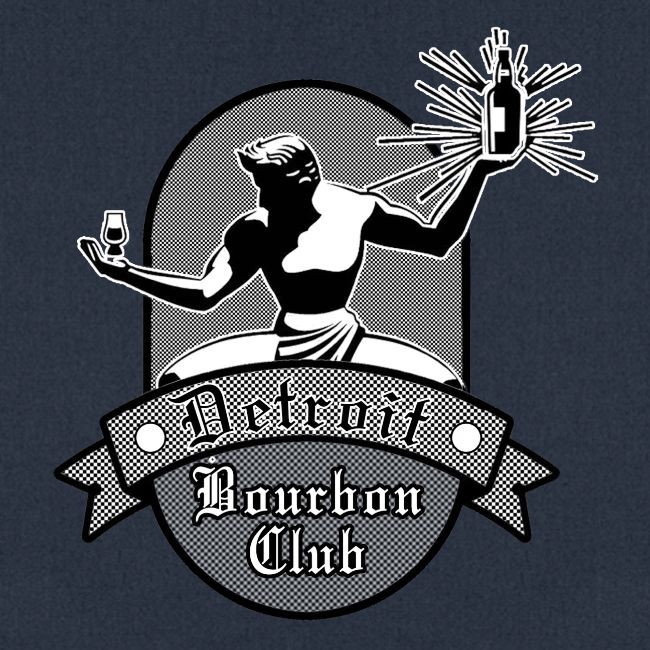 Detroit Bourbon Logo in Black & White