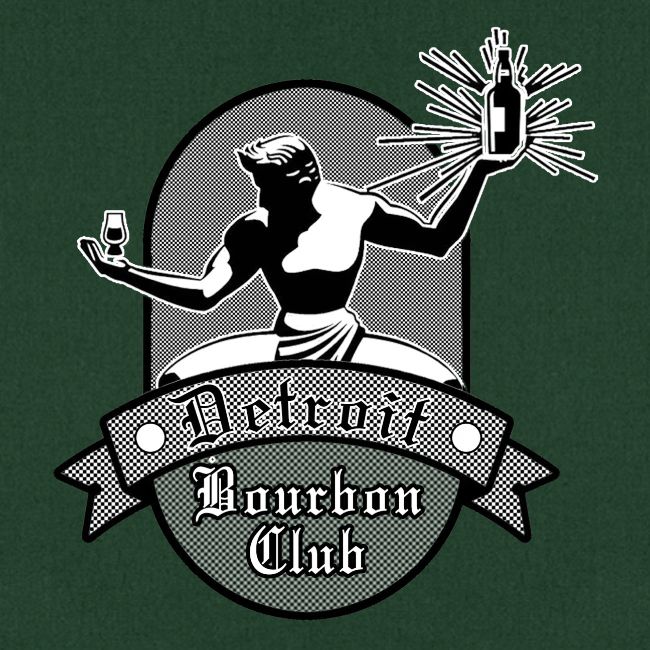 Detroit Bourbon Logo in Black & White