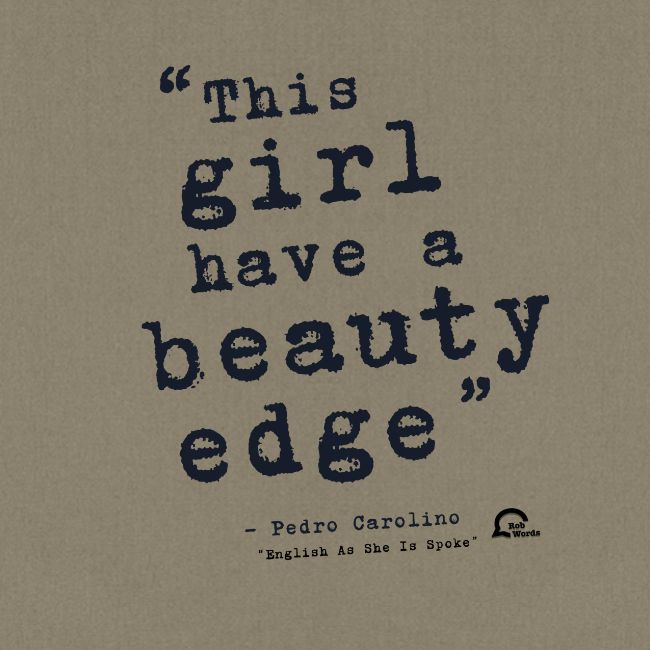 This girl have a beauty edge